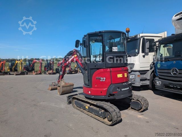 Minibagger YANMAR VIO 33 - 6 / POWERTILT / 3 Löffel / D-Maschine