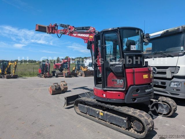 Minibagger YANMAR VIO 50 - 6B / POWERTILT / 3 Löffel / D-Masch