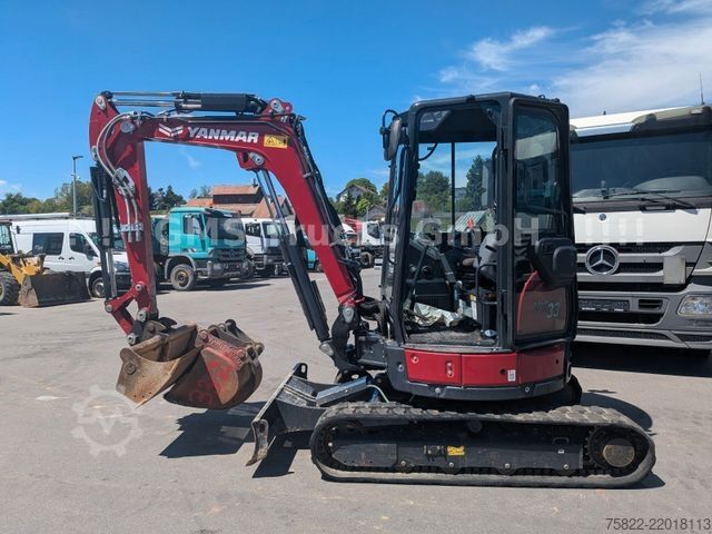 Minibagger YANMAR VIO 33 - 6 / Lehnhoff MS03 / 3 Löffel / D-Masch