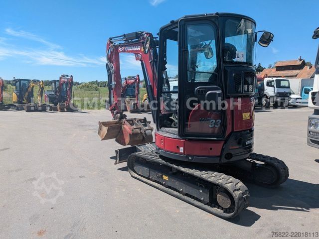 Minibagger YANMAR VIO 33 - 6 / Lehnhoff MS03 / 3 Löffel / D-Masch