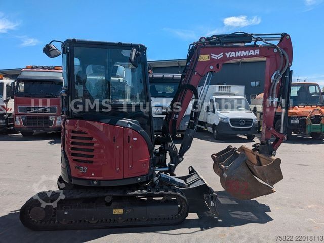 Minibagger YANMAR VIO 33 - 6 / Lehnhoff MS03 / 3 Löffel / D-Masch
