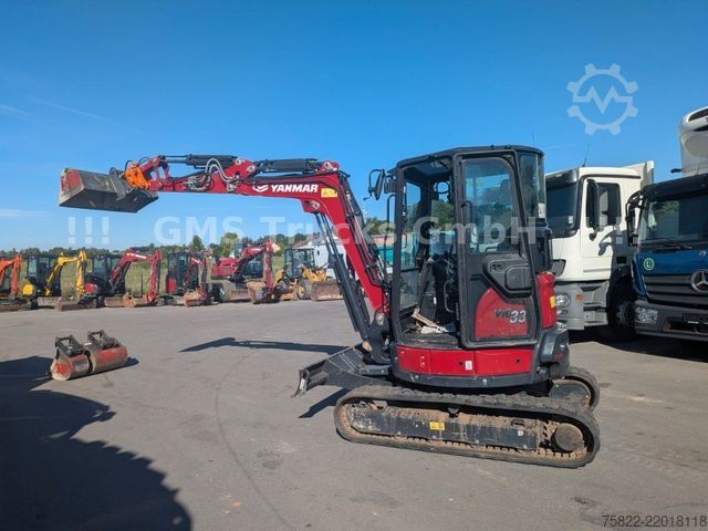 Minibagger YANMAR VIO 33 - 6 / POWERTILT / 3 Löffel / D-Maschine