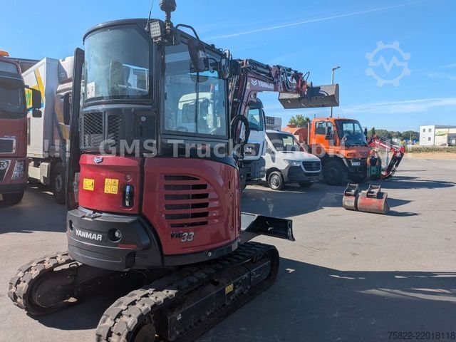 Minibagger YANMAR VIO 33 - 6 / POWERTILT / 3 Löffel / D-Maschine