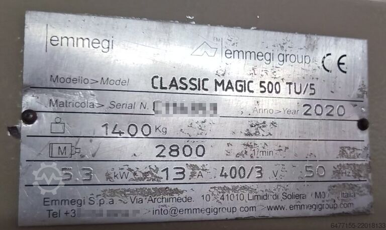 Fenstermaschine Emmegi Classic Magic