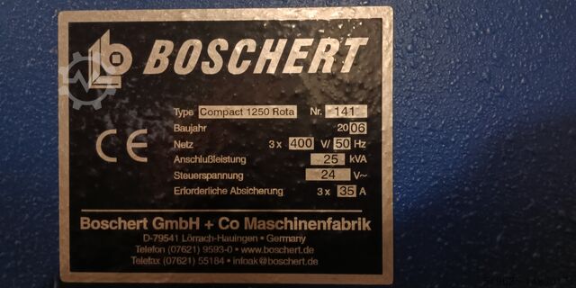 Punching and nibbling machine BOSCHERT Compact 1250 Rota