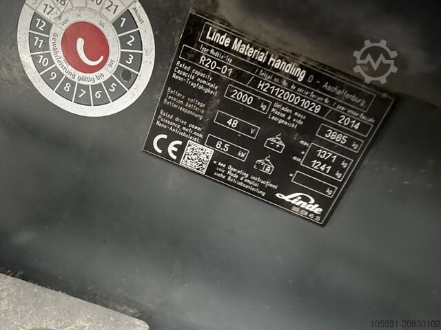 Schubmaststapler Linde R20-01