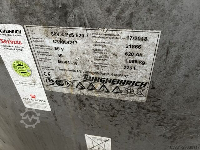 Elektro 4 Rad-Stapler Jungheinrich EFG430k