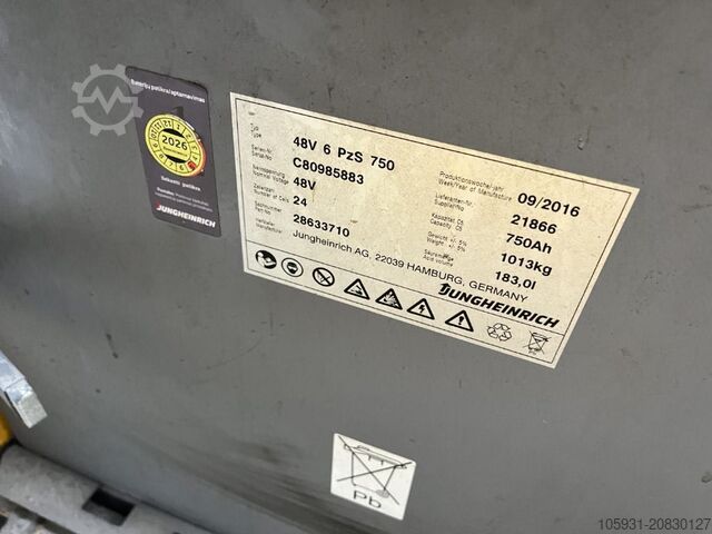 Elektro 3 Rad-Stapler Jungheinrich EFG220