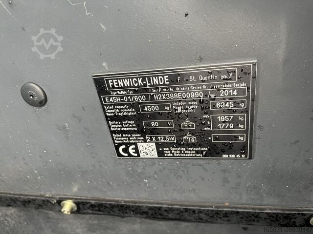 Elektro 4 Rad-Stapler Linde E45H-01/600