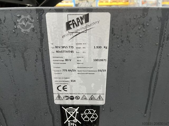 Elektro 4 Rad-Stapler Linde E45H-01/600