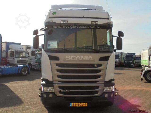 Fahrgestell mit Fahrerhaus Scania G 340 + Euro 6 + LNG + Manual+BDF