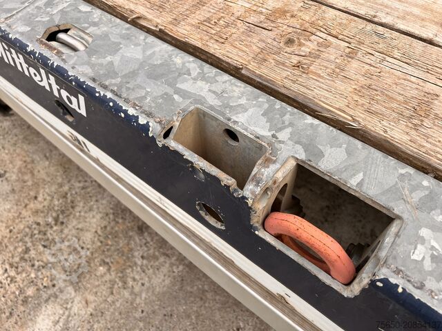 Tieflader Anhänger Müller Mitteltal D3 3 Achs Tieflader 9 m, Verzinkt, Wenig Benutzt