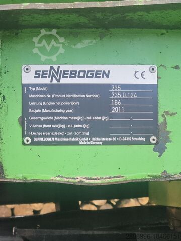 Material handler Sennebogen 735