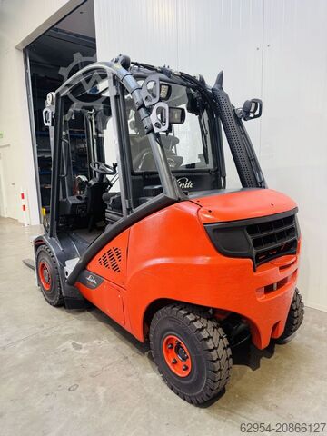 Diesel Forklift Linde H 30 D-02 EVO 3B Triplex Teilkabine ZVG