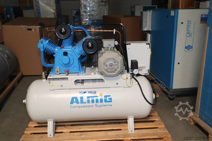 7.5 kW piston compressor 10bar with tank ALMIG HLA 10-10-270