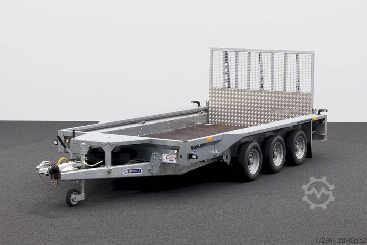 Baumaschinenanhänger Ifor Williams GX126 TRIDEM | RAMPE 366X184CM 3500KG BAUMASCHINENANHÄNGER