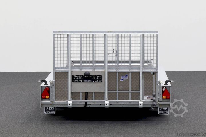 Baumaschinenanhänger Ifor Williams GX126 TRIDEM | RAMPE 366X184CM 3500KG BAUMASCHINENANHÄNGER