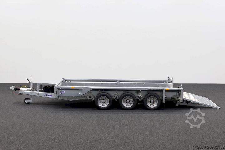 Baumaschinenanhänger Ifor Williams GX126 TRIDEM | RAMPE 366X184CM 3500KG BAUMASCHINENANHÄNGER