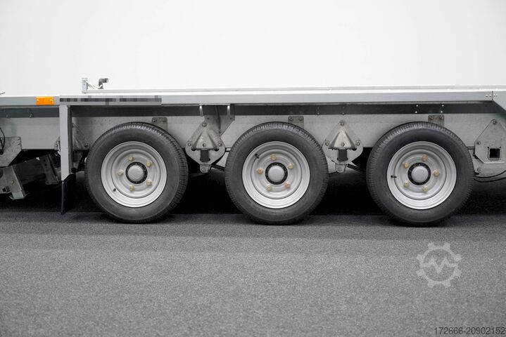 Baumaschinenanhänger Ifor Williams GX126 TRIDEM | RAMPE 366X184CM 3500KG BAUMASCHINENANHÄNGER