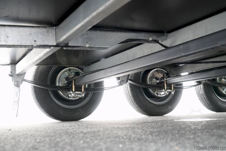 Baumaschinenanhänger Ifor Williams GX126 TRIDEM | RAMPE 366X184CM 3500KG BAUMASCHINENANHÄNGER