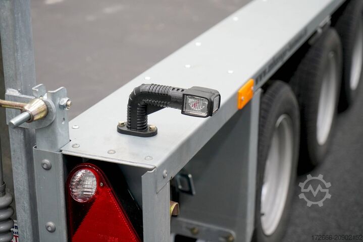Baumaschinenanhänger Ifor Williams GX126 TRIDEM | RAMPE 366X184CM 3500KG BAUMASCHINENANHÄNGER