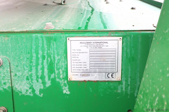 Screening plant Mc Closkey R 155