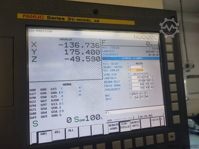 Vertical machining center FANUC Robodrill Alpha T21iFa