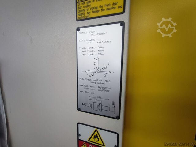 Vertical machining center FANUC Robodrill Alpha T21iFa