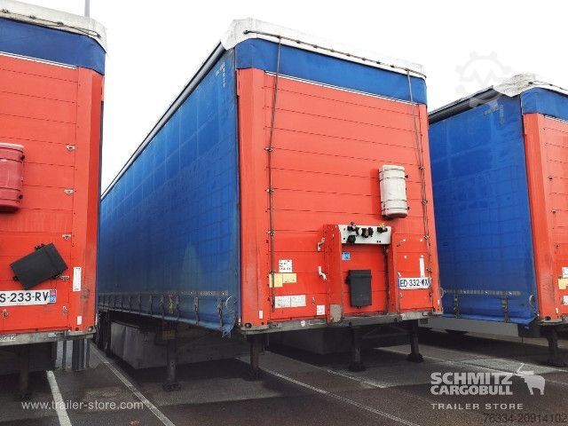 Open semitrailer with tarp Schmitz Cargobull Semitrailer Curtainsider Standard