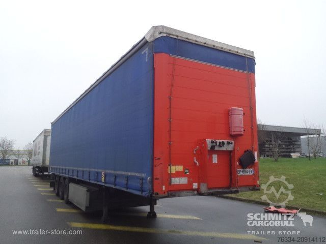 Open semitrailer with tarp Schmitz Cargobull Semitrailer Curtainsider Standard