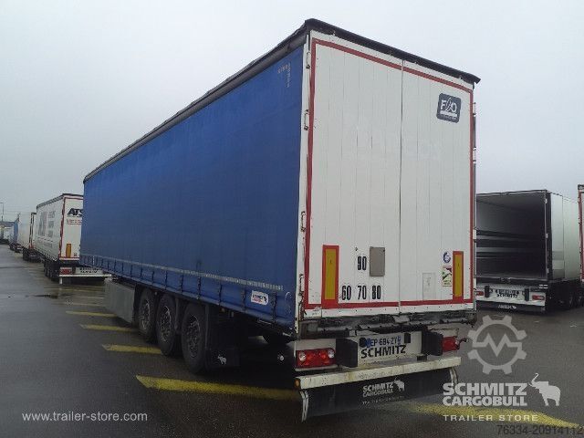 Open semitrailer with tarp Schmitz Cargobull Semitrailer Curtainsider Standard