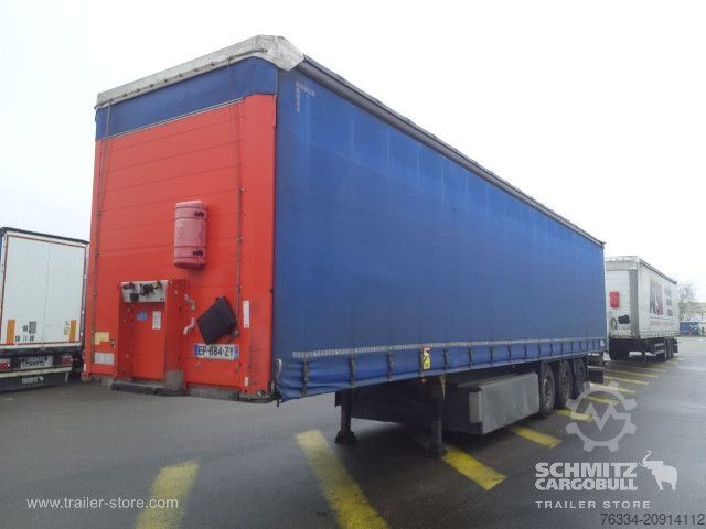 Open semitrailer with tarp Schmitz Cargobull Semitrailer Curtainsider Standard
