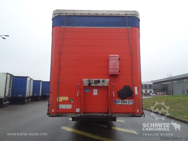 Open semitrailer with tarp Schmitz Cargobull Semitrailer Curtainsider Standard