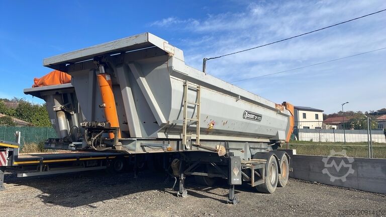 Tipper Semi-trailer Louault VF9 Steel Trailer