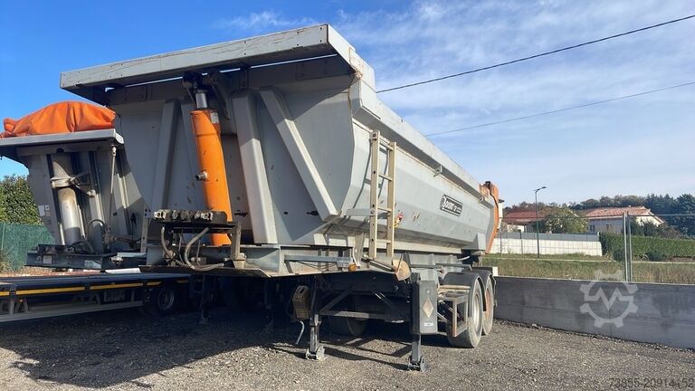 Tipper Semi-trailer Louault VF9 Steel Trailer