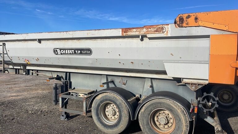 Tipper Semi-trailer Louault VF9 Steel Trailer