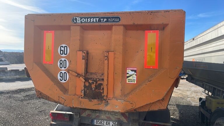 Tipper Semi-trailer Louault VF9 Steel Trailer