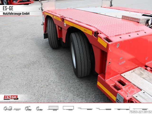 Low loader semitrailer FAYMONVILLE MAX510 Tiefbett 2x10 t