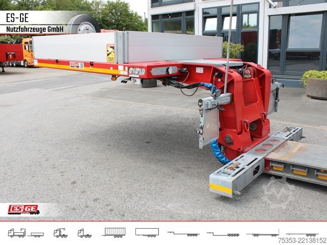 Low loader semitrailer FAYMONVILLE MAX510 Tiefbett 2x10 t