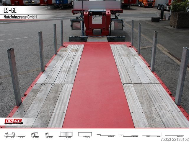 Low loader semitrailer FAYMONVILLE MAX510 Tiefbett 2x10 t