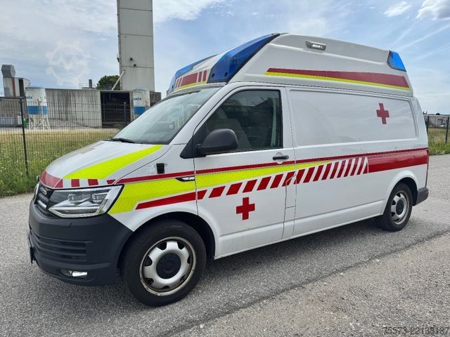 Fire truck VOLKSWAGEN VW T6, 2.0 TDI, Blutbox, Trage und Sessel.