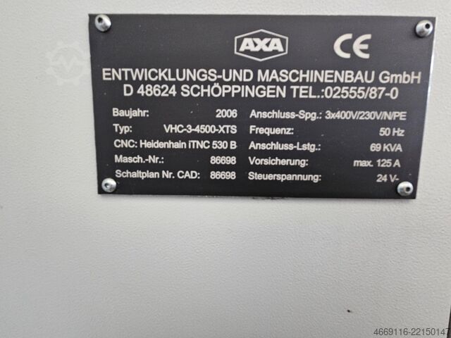 Universal-Bearbeitungszentrum AXA VHC-3-4500-XTS
