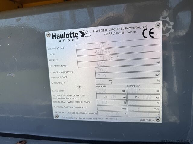 Mobile work platform HAULOTTE STAR 6 star 6