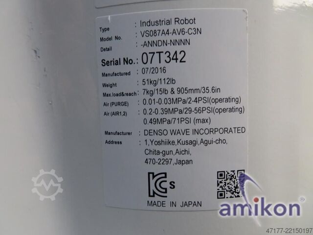 6-Achs-Roboter Denso VS-087