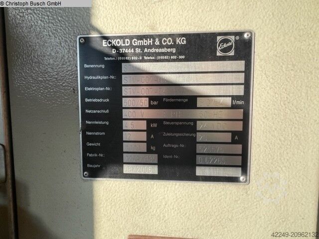 Power Forming Machine ECKOLD STV-007