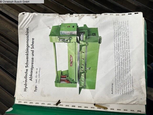 Folding Machine HAMM Sas75 30 4