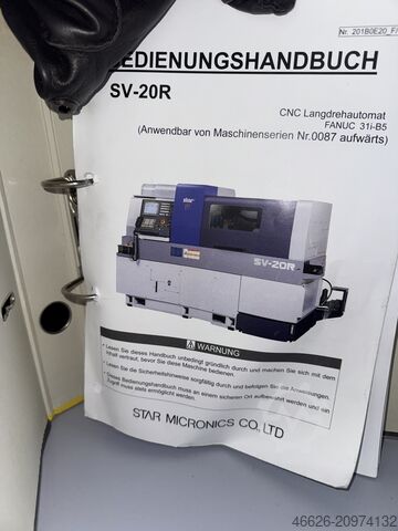 Turning automatic lathe STAR Micronics SV-20R