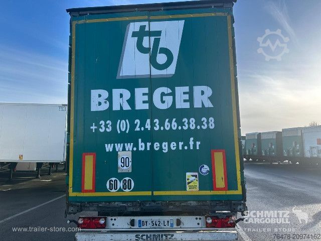 Auflieger mit Pritsche & Plane Schmitz Cargobull Curtainsider Mega
