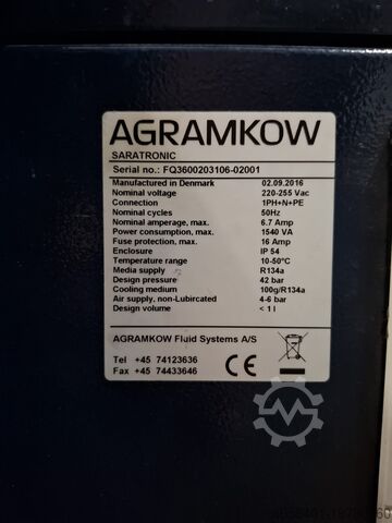 Refrigerant filling machine AGRAMKOW Saratronic