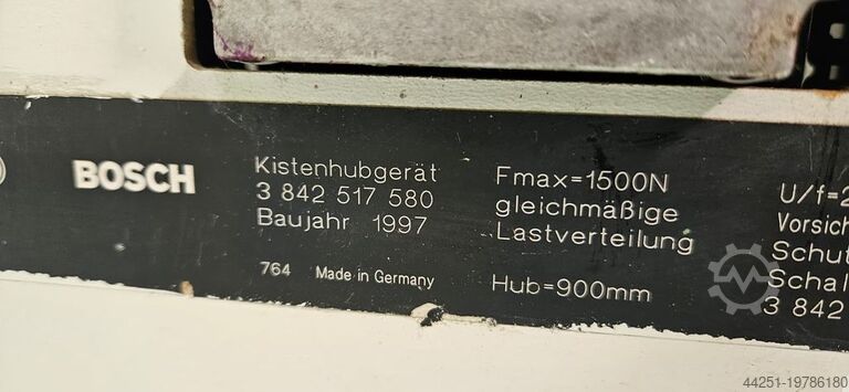 Electric box lifting device Box lift Rexroth Bosch 3842517580